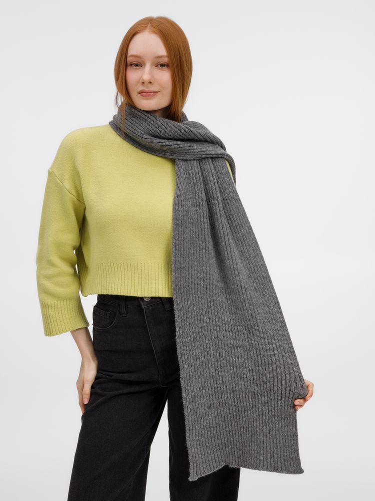 Шарф Laconi, темно-серый меланж-3