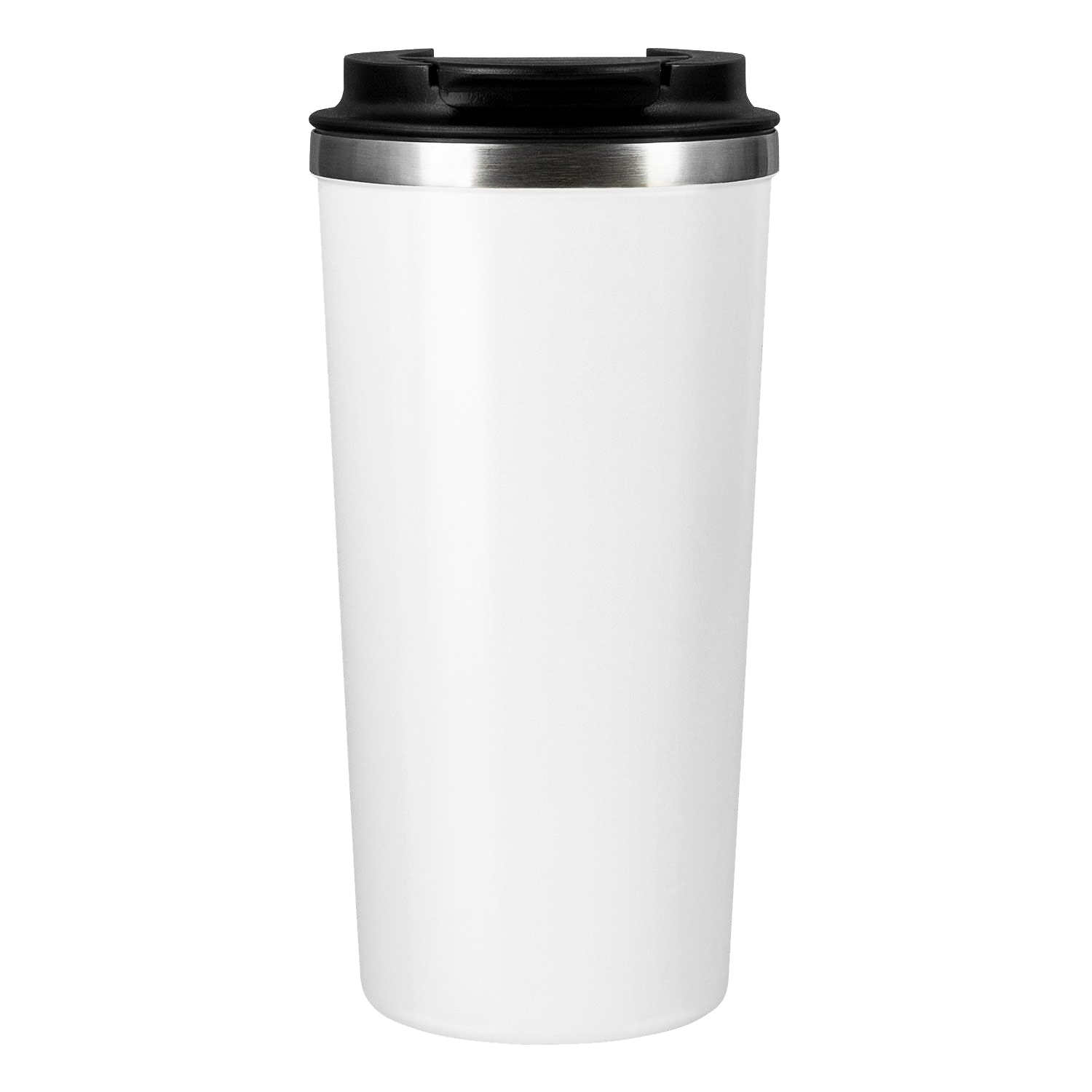 Термокружка вакуумная Palermo, белая, гладкое покрытие-0