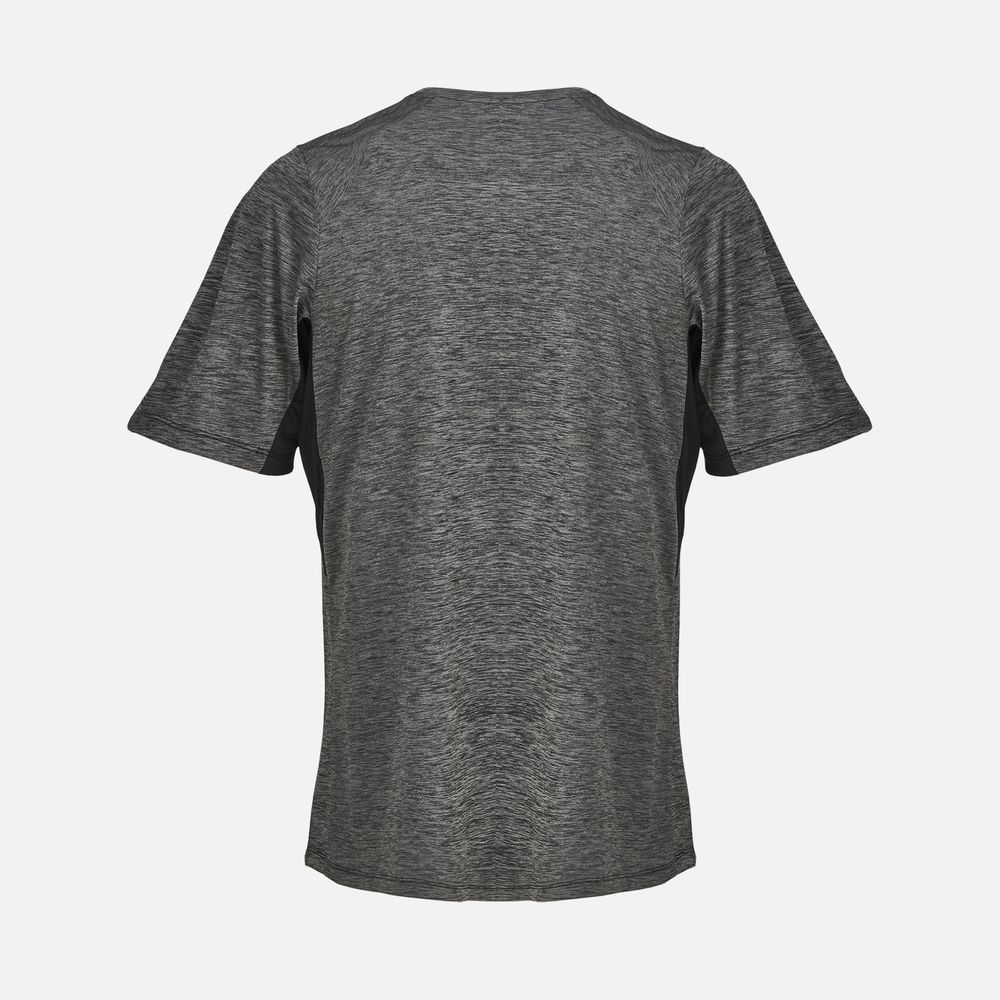 Футболка спортивная унисекс Storm, черный меланж-1