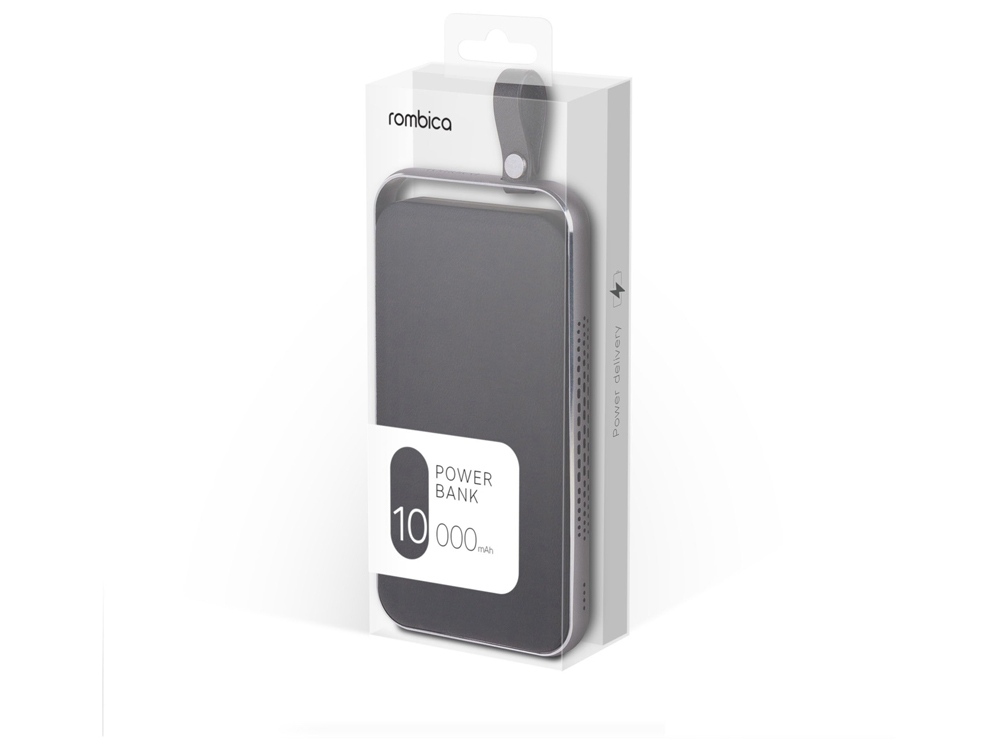 Внешний аккумулятор Rombica NEO Electron Black, 10000 мАч, черный-4