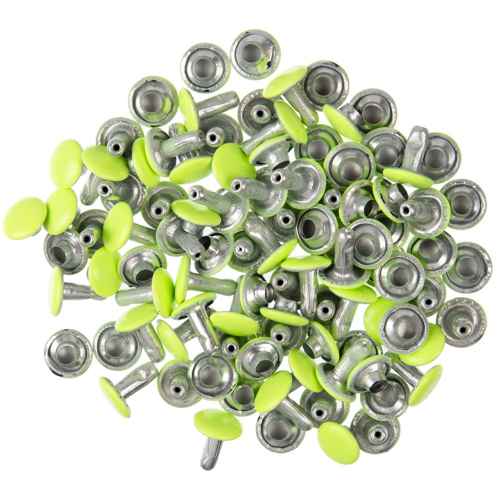 Заклепка Rivet, S, желтый неон-2