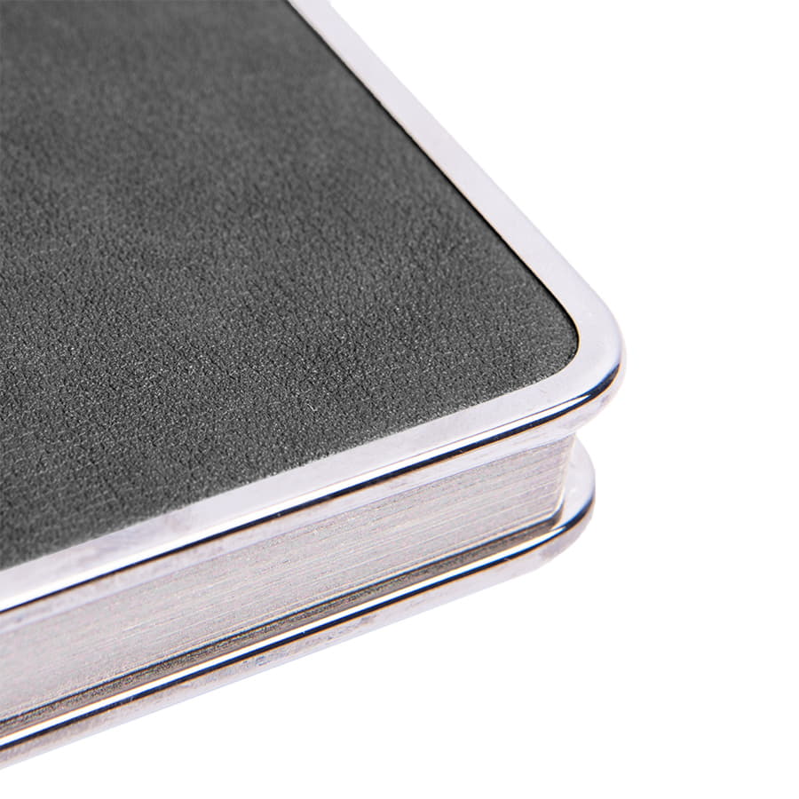 Ежедневник недатированный Montrose, формат А5, в линейку, темно-серый-7