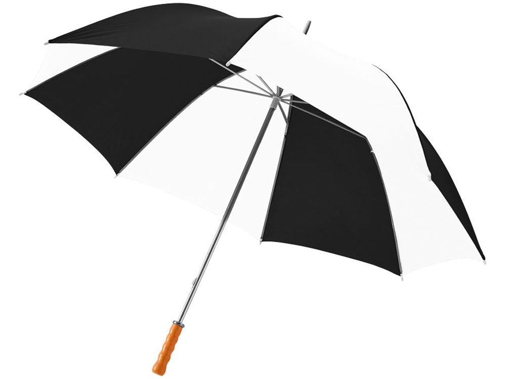 Черно белый зонт