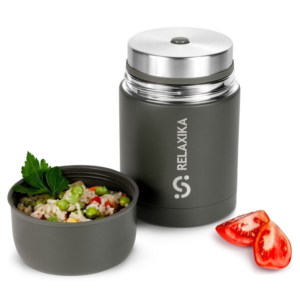 Термос для еды Relaxika 700, хаки-4