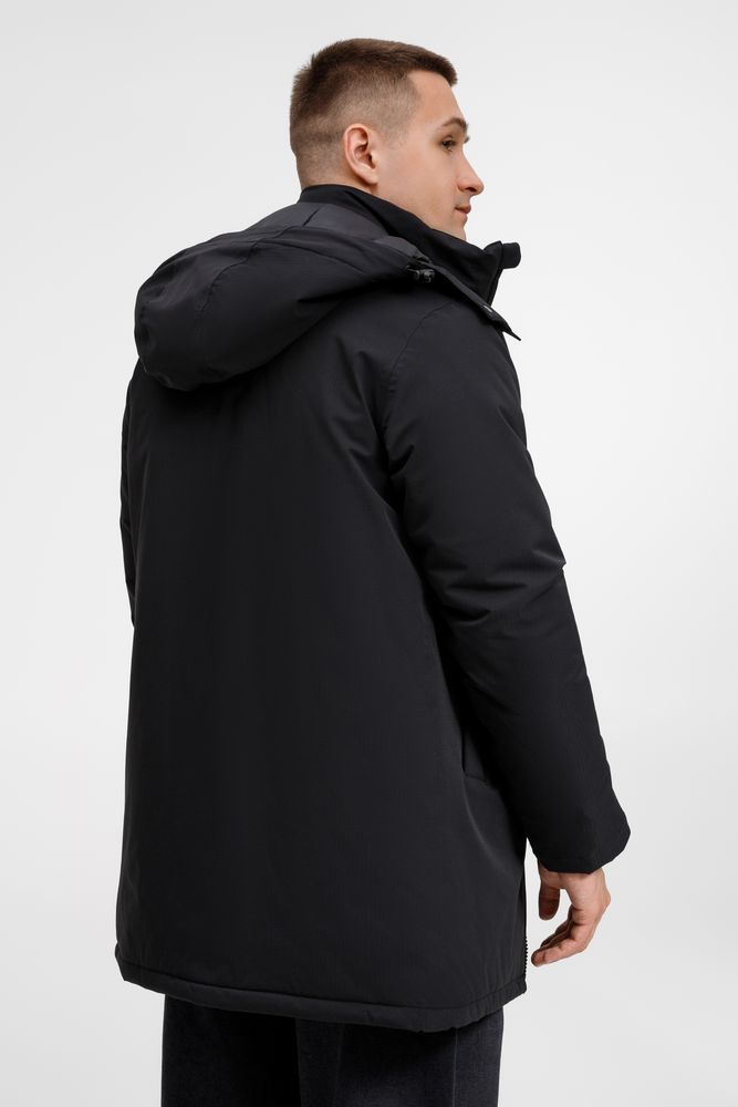 Куртка-парка унисекс Sfera, черная-6