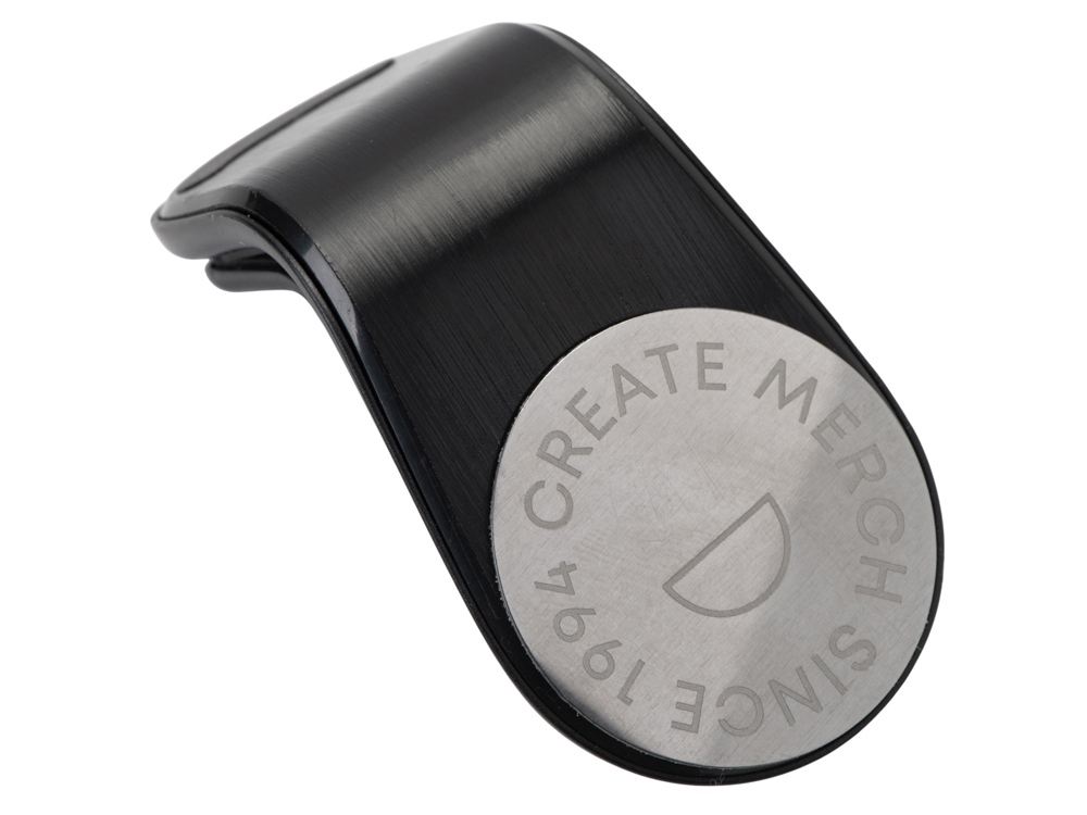 Магнитный держатель для телефона Magrip, черный (гравировка)-1