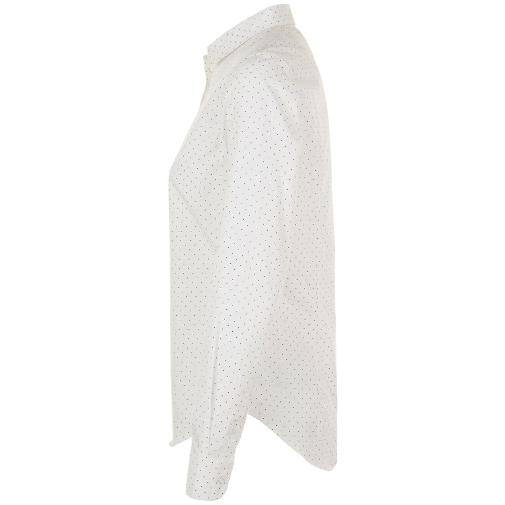 Рубашка женская Becker Women, белая с темно-синим-2