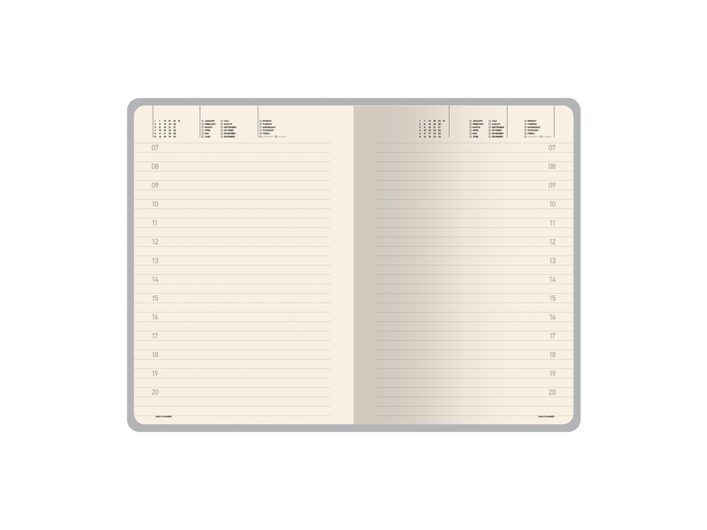 Ежедневник недатированный А5 Loft, зеленый-5