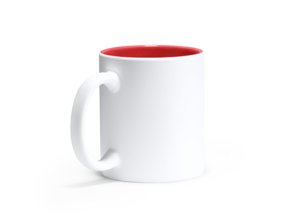 Керамическая кружка ROIBO на 350 мл, красный-0