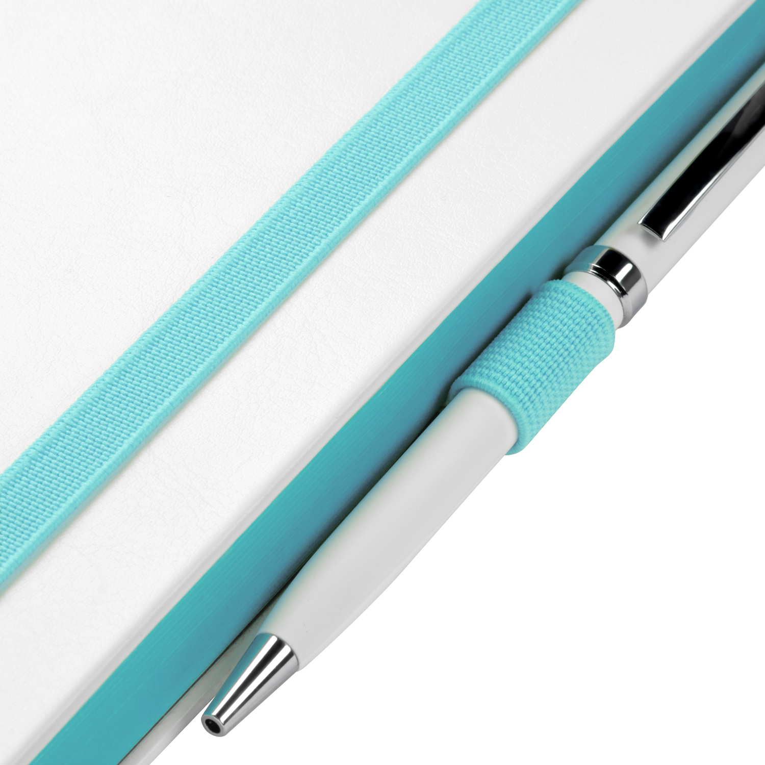 Ежедневник Арктик (Arctic) недатированный, белый/бирюзовый-7