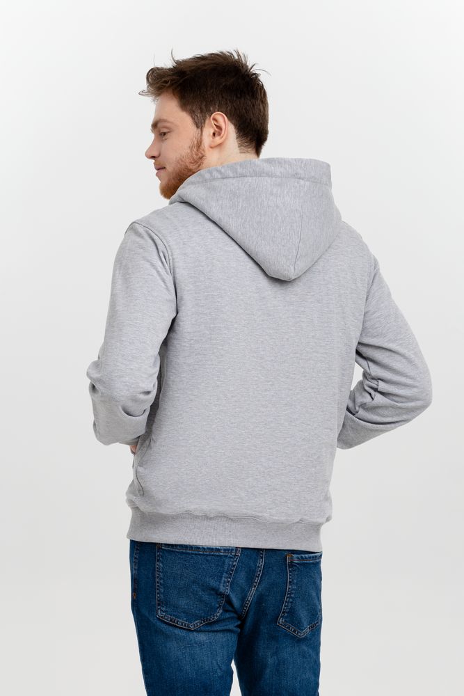 Толстовка на молнии Kulonga Sherpa, серый меланж-3