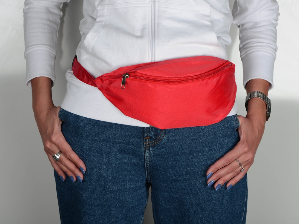 Сумка на пояс Freedom, красный 199 C(сумка), 186C (ремень)-7