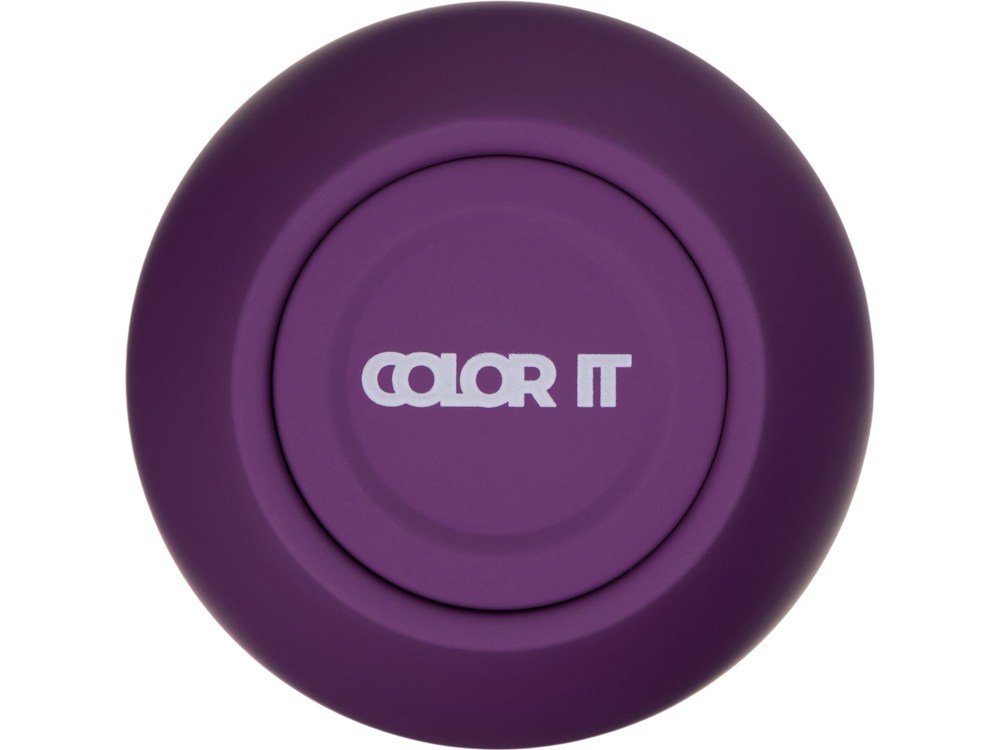 Термокружка Vacuum mug C1, soft touch, 370мл, фиолетовый-4