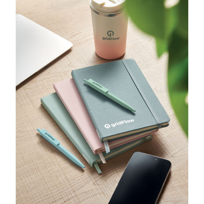 Блокнот A5 из RPET 600D, радужный-4