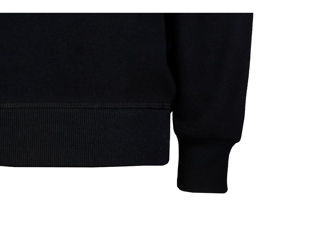 Свитшот оверсайз Lisbon унисекс, черный-15