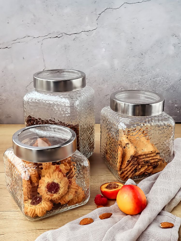 Банка с крышкой Nordic Cube, большая-2