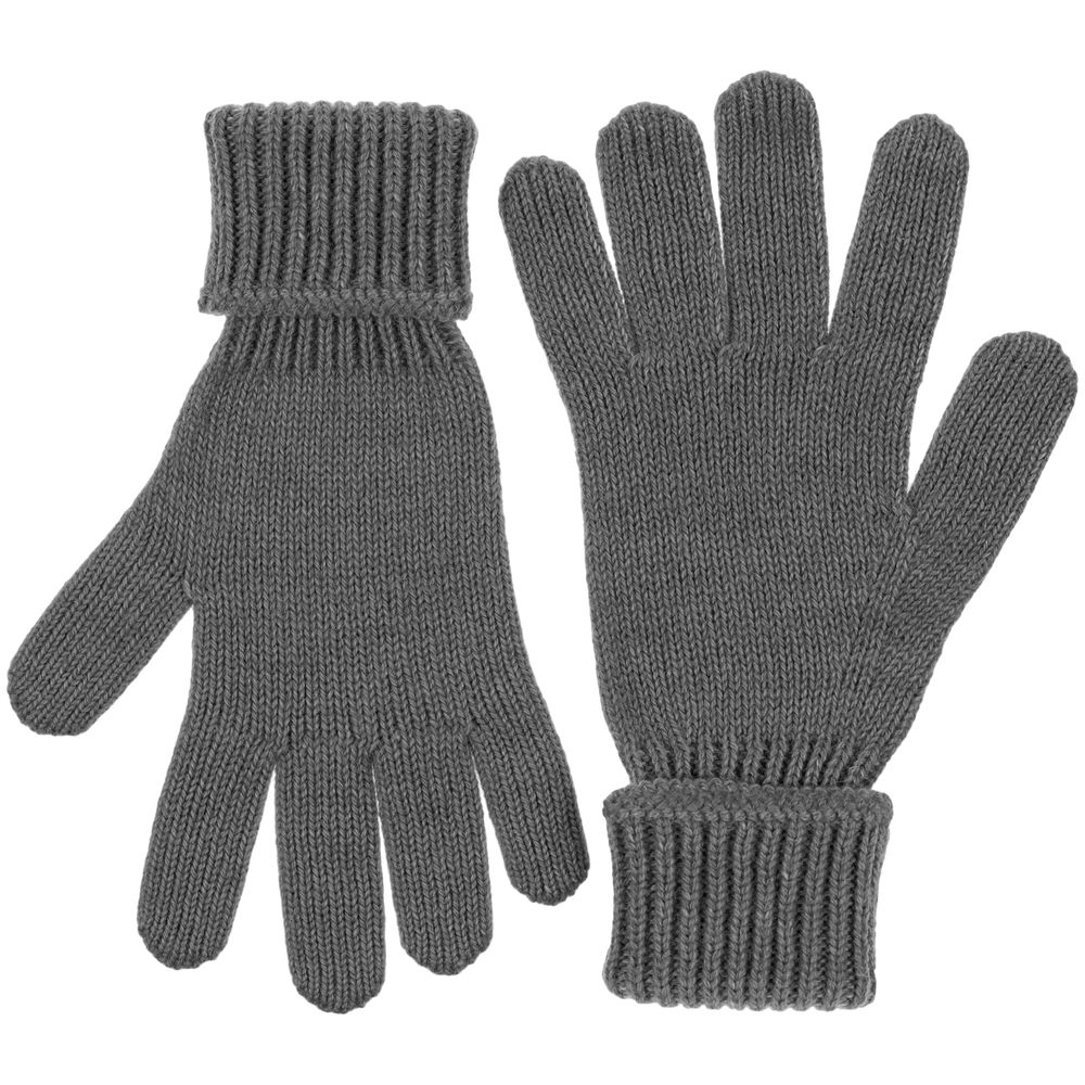 Перчатки Alpine, серый меланж-2