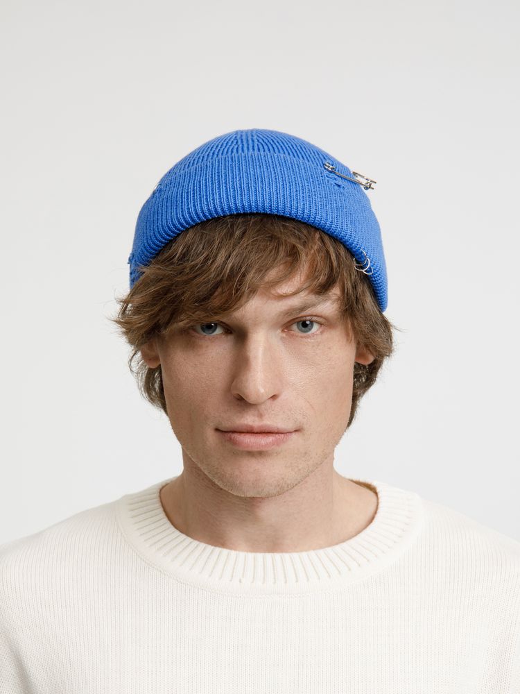 Шапка Pricker, синяя (аква)-3