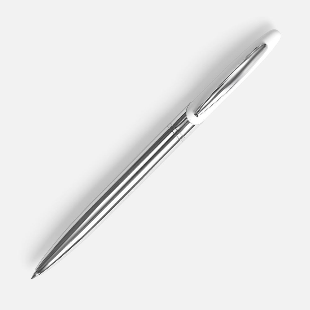 Ручка шариковая Dagger Soft Touch, белая-1