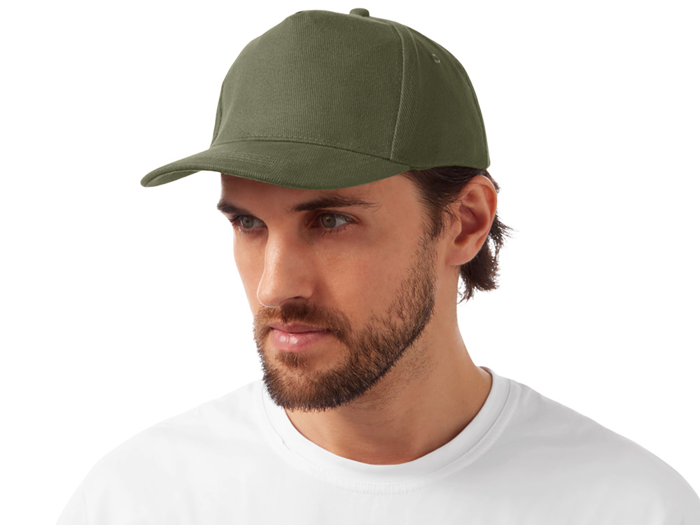 Бейсболка Florida 350 5-панельная, хаки-1