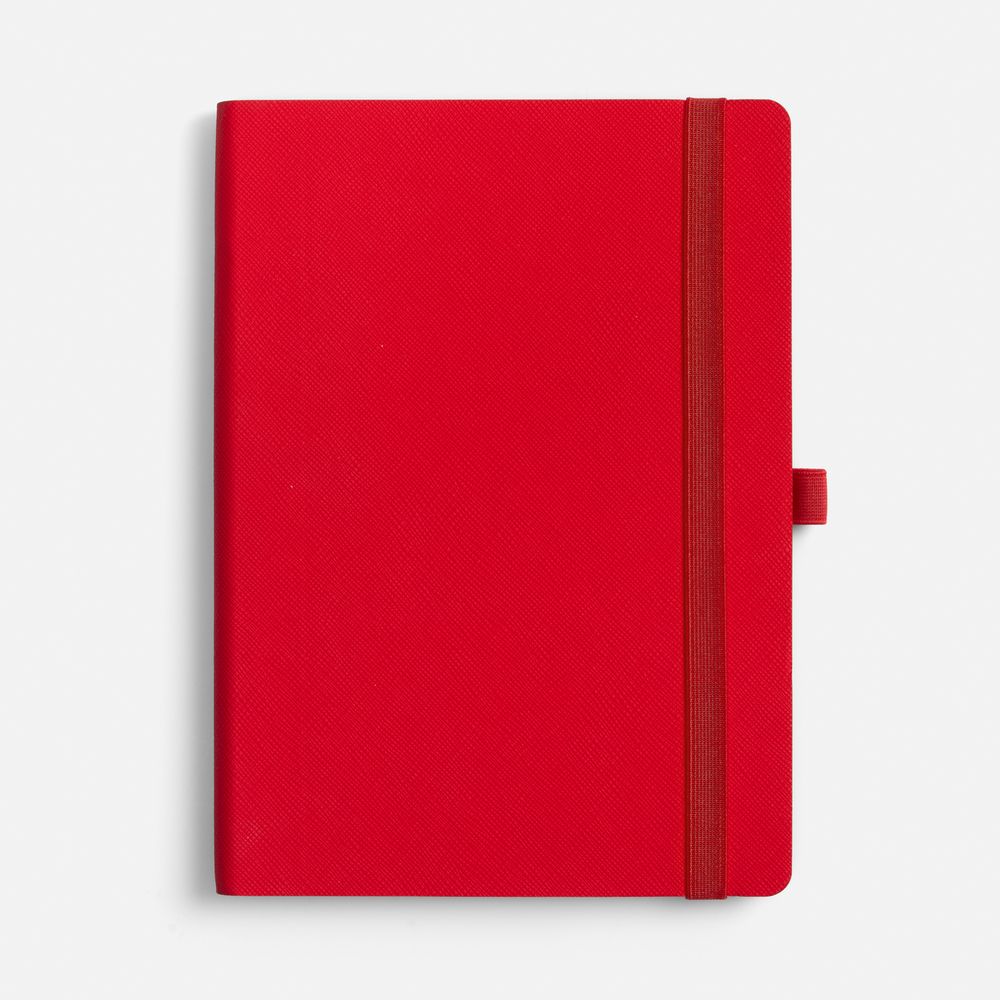 Ежедневник Peel Flex, недатированный, красный-1