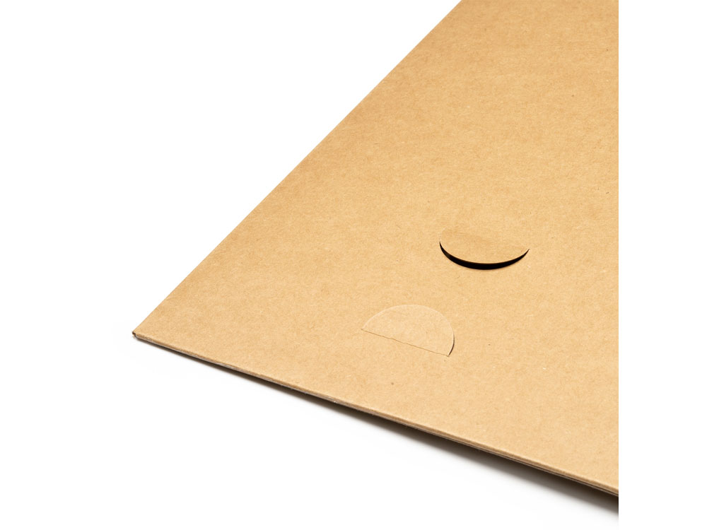 Папка YASPER из переработанного картона, бежевый-3