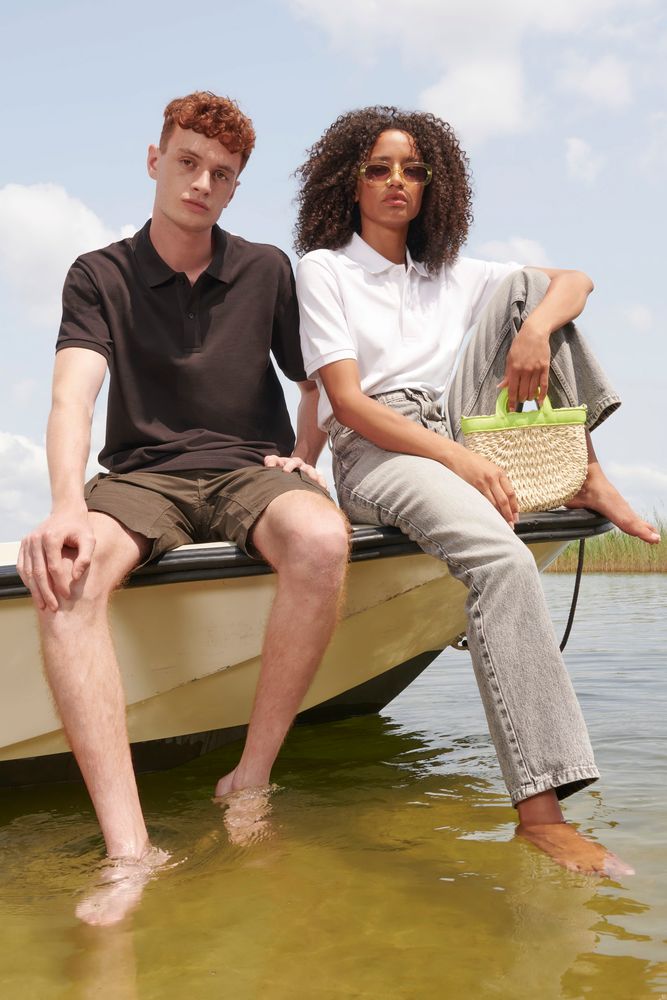 Рубашка поло унисекс Pegase, белая-2