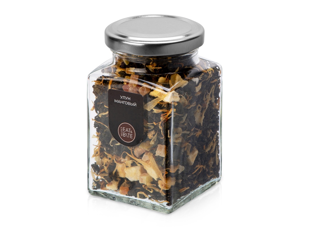 Чай манговый улун, серия Bouquet, стеклянная банка-0