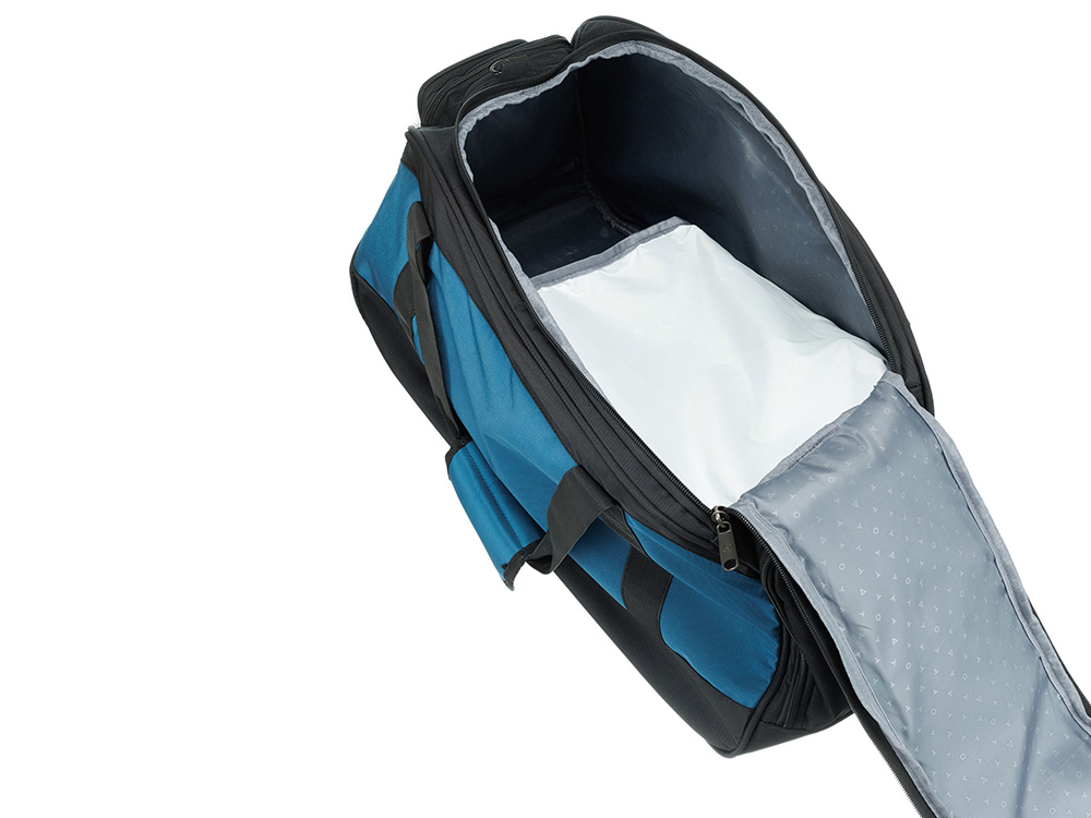 Сумка спортивная TORBER, синий/черный, полиэстер, 52 х 25 х 30 см-11
