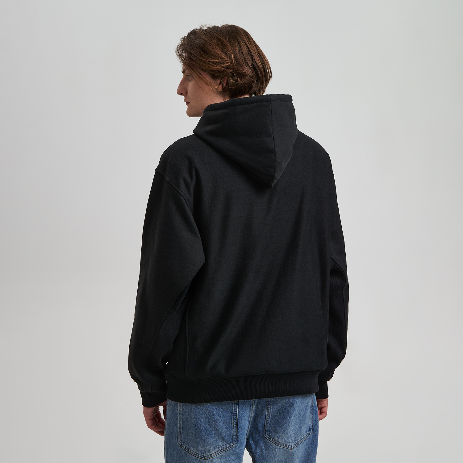 Худи релакс унисекс ADVENTURE, черный-5