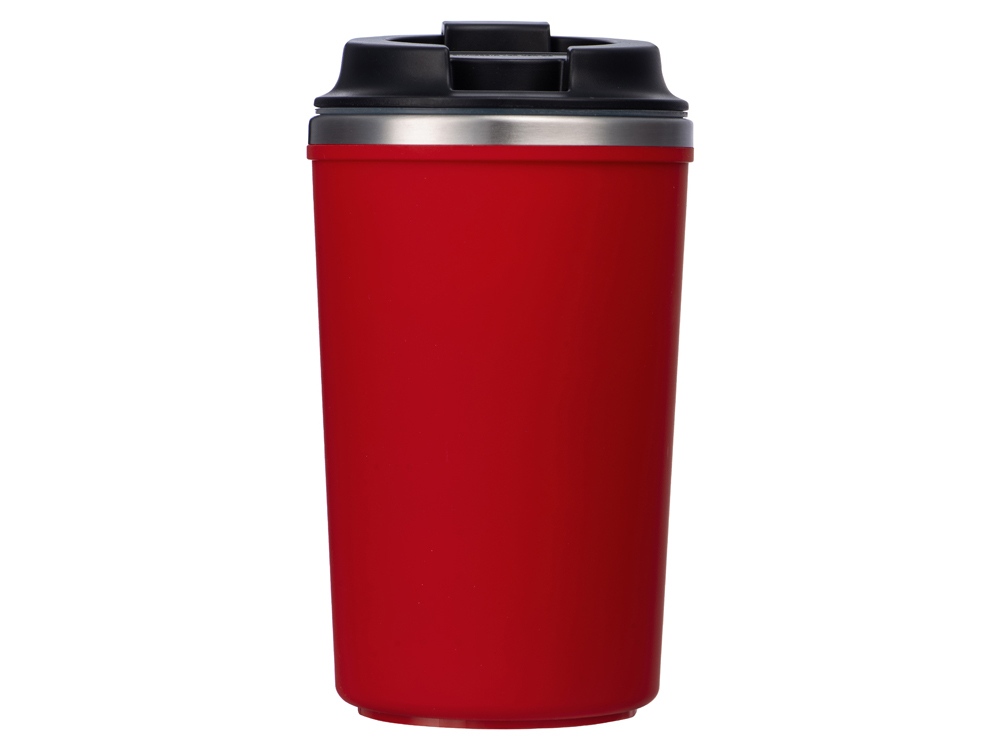 Герметичная термокружка на присоске Kick, 350 мл, красный-5