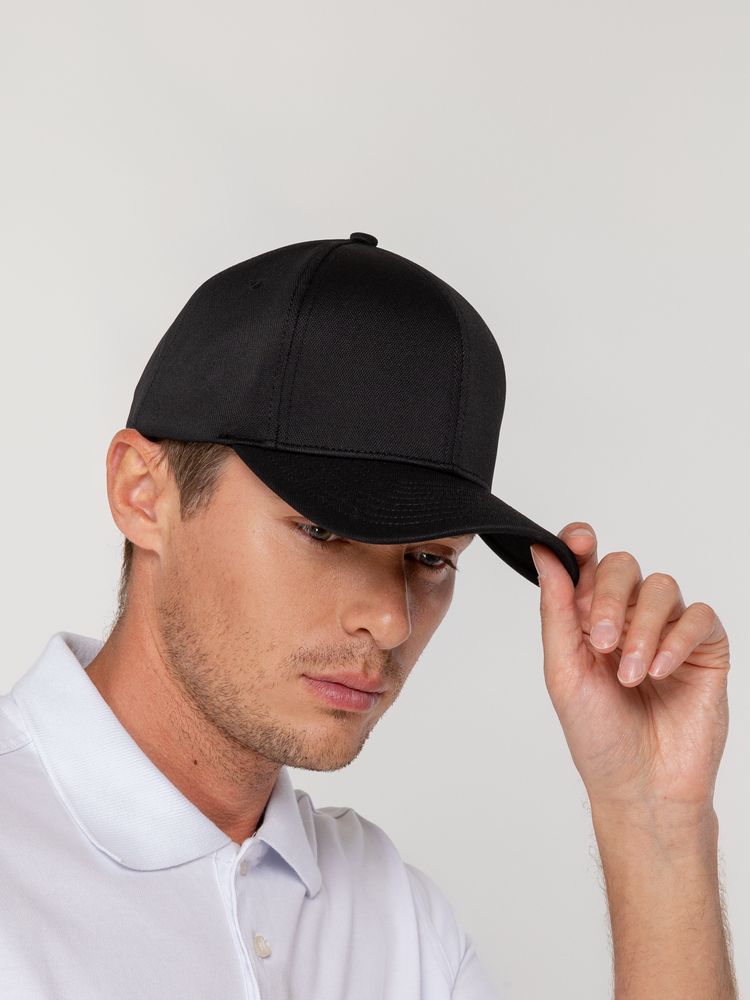 Бейсболка Harris, черная-2