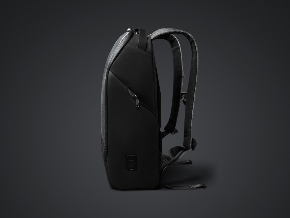 Антикражный рюкзак FlexPackPro для ноутбука 15.6, серый/черный-2