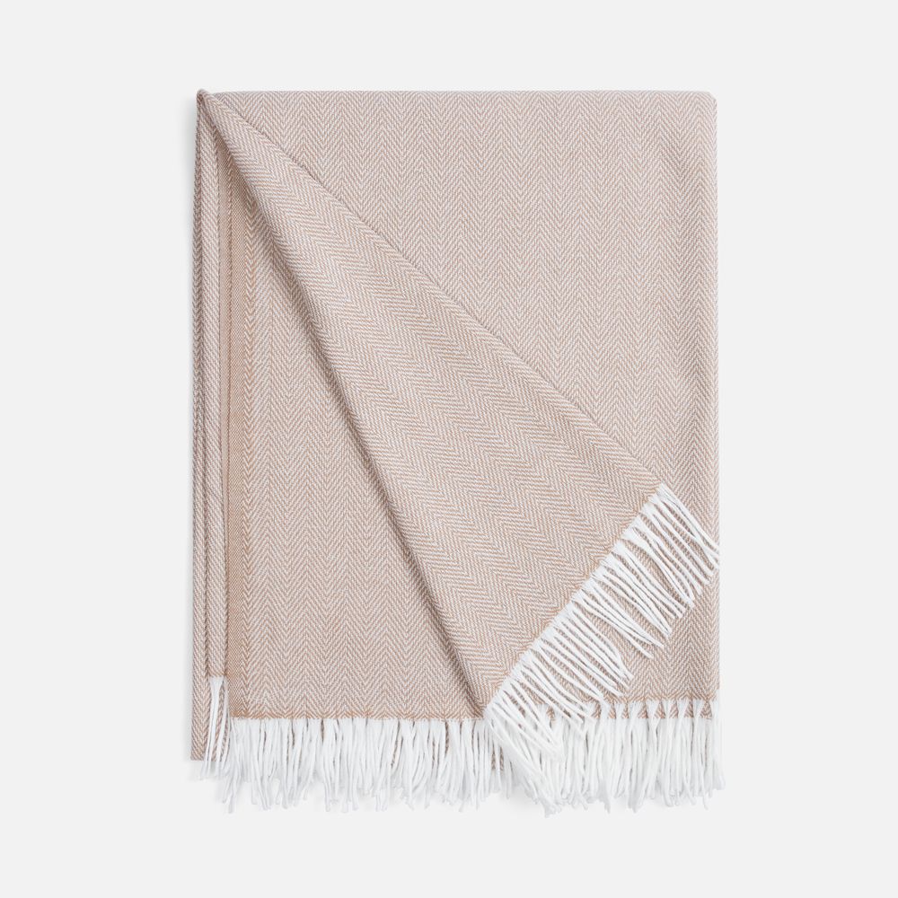 Плед «Гирвас», бежевый-1