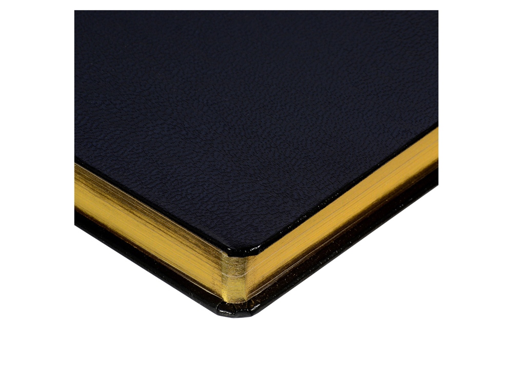 Ежедневник недатированный А5 Megapolis, черный (золотой обрез)-2