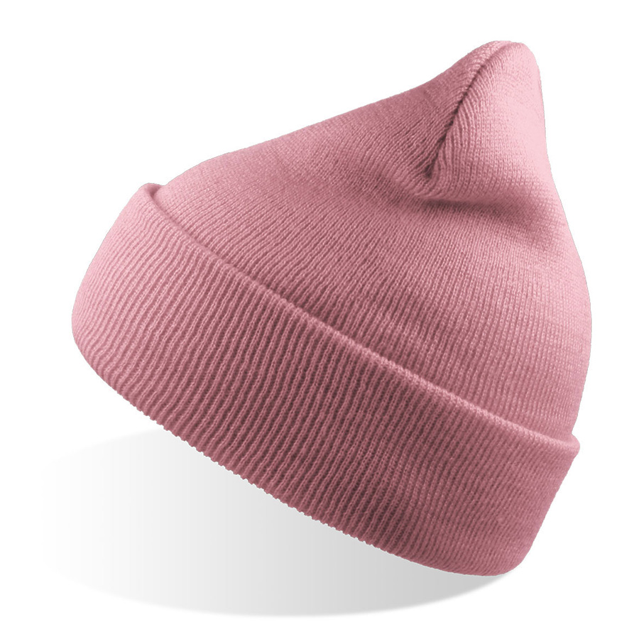 Шапка вязаная  двойная Wind-S, светло-розовый-0