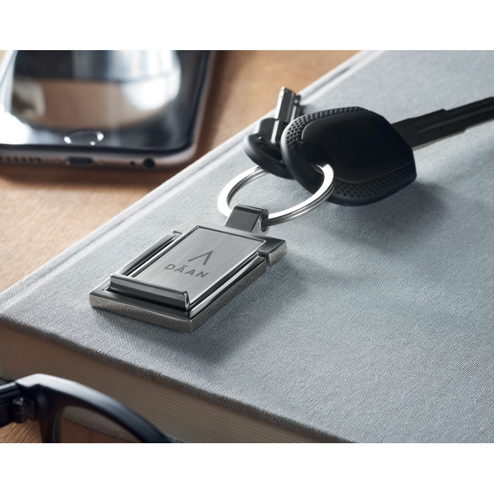 Брелок-подставка, серебряный-7