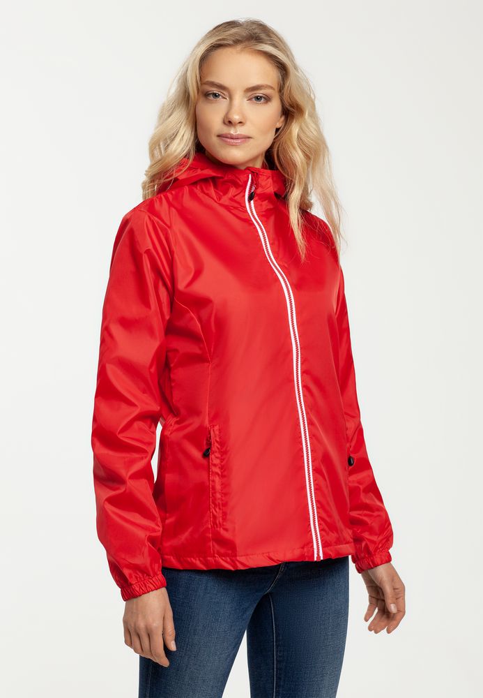 Ветровка женская Fastplant красная-8