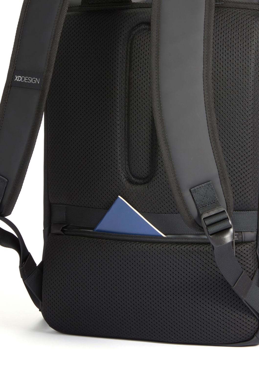 Антикражный водонепроницаемый рюкзак Urban Flap-Top, черный-22