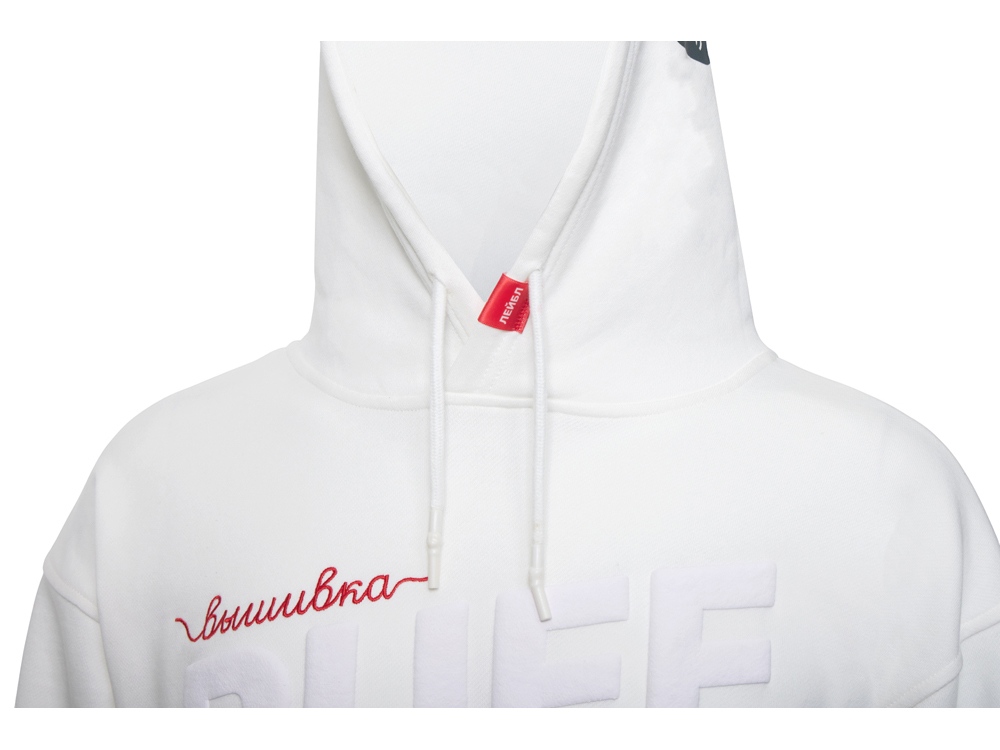 Худи оверсайз Alpha.01 унисекс, молочный, все виды нанесения на текстиле на одной толстовке-2