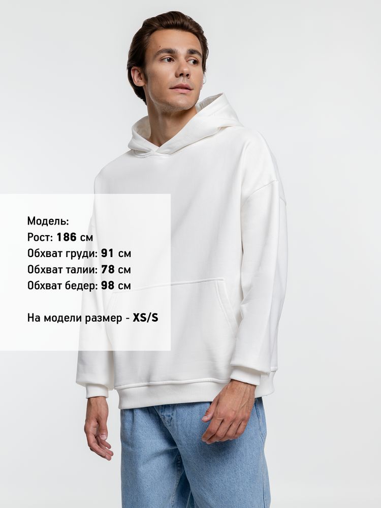Худи оверсайз Kulonga Comfort Heavy, молочно-белое-5