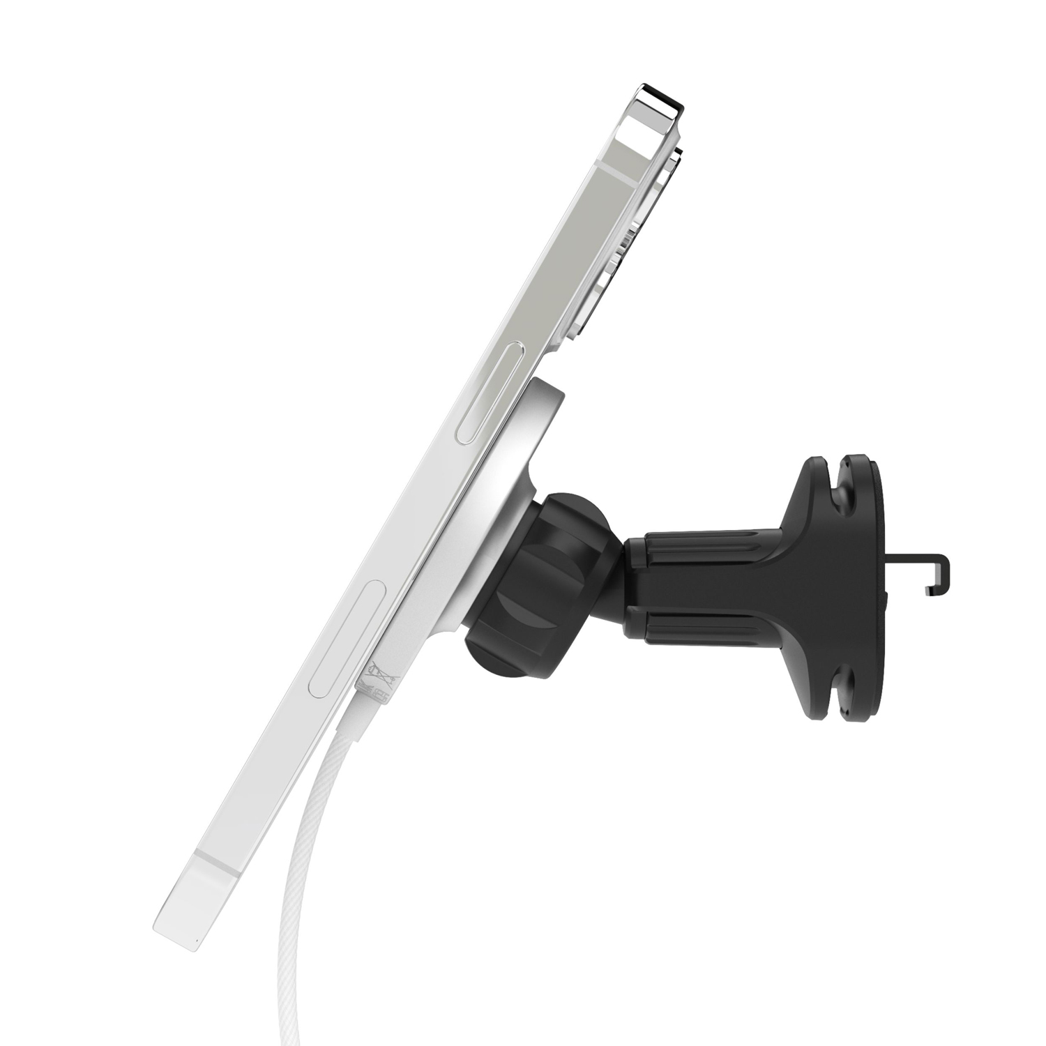 Автомобильное магнитное зарядное устройство Aura Car, белое-3