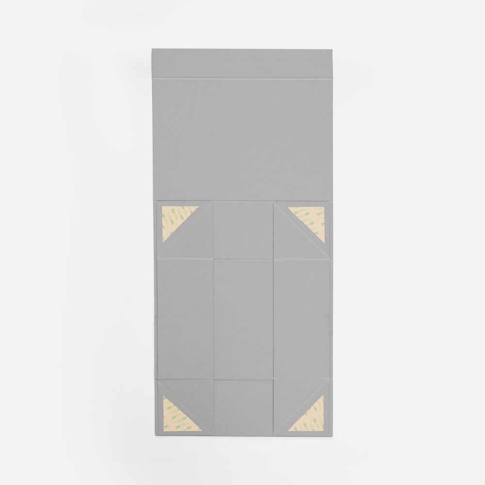 Коробка складная Quadra Fold, серая-3