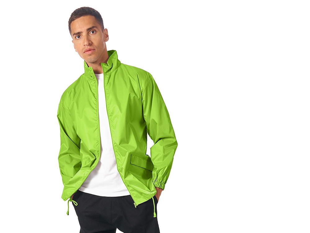 Ветровка Miami мужская с чехлом, зеленое яблоко-1