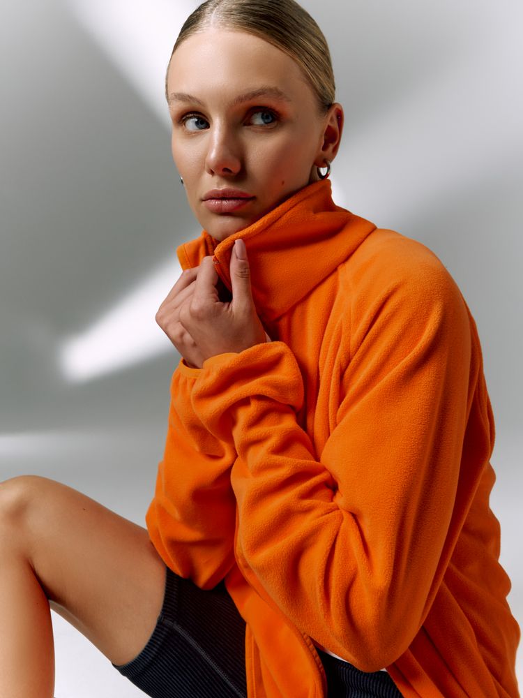 Куртка флисовая унисекс Fliska, оранжевая-8