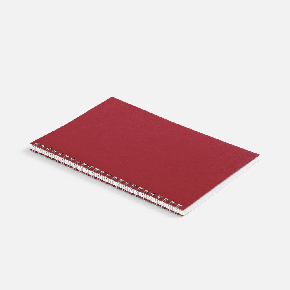 Блокнот Salvador в клетку, красный ver.2-1