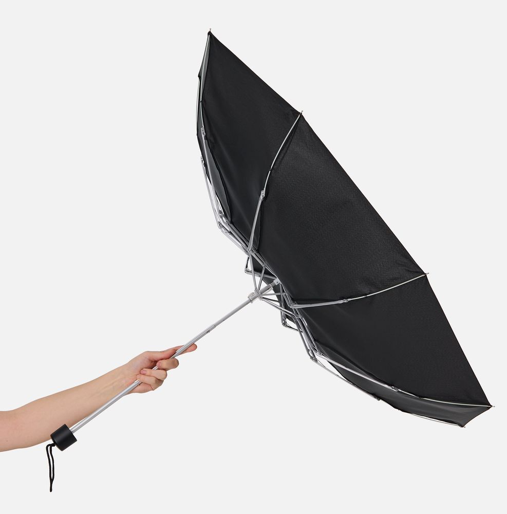 Зонт складной Light, черный-3