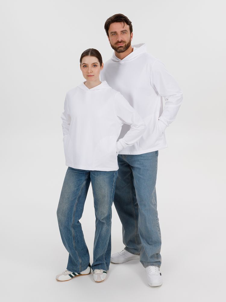 Худи унисекс Morfiss, белое-6