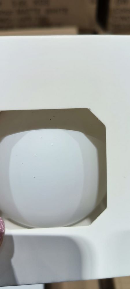 Оформительский шар Finery, 8 см, матовый белый-1