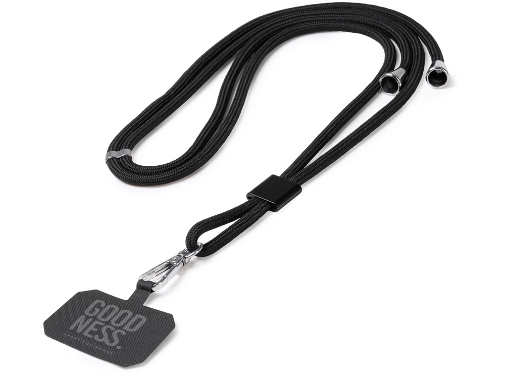 Ланьярд для телефона Kusi, черный-3